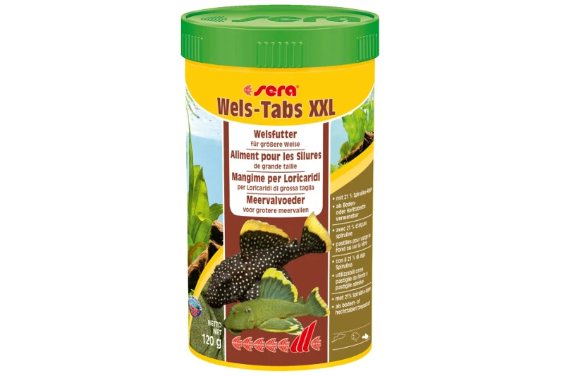 Sera Wels-Tabs XXL Nature, 250 Ml 1 Sera Wels-Tabs XXL Nature, 250 Ml