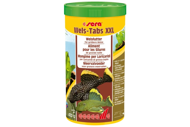Sera Wels-Tabs XXL Nature, 1.000 Ml 1 Sera Wels-Tabs XXL Nature, 1.000 Ml