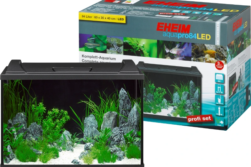 EHEIM AquaproLED 84 Schwarz - Aquarienset 1 EHEIM AquaproLED 84 Schwarz - Aquarienset