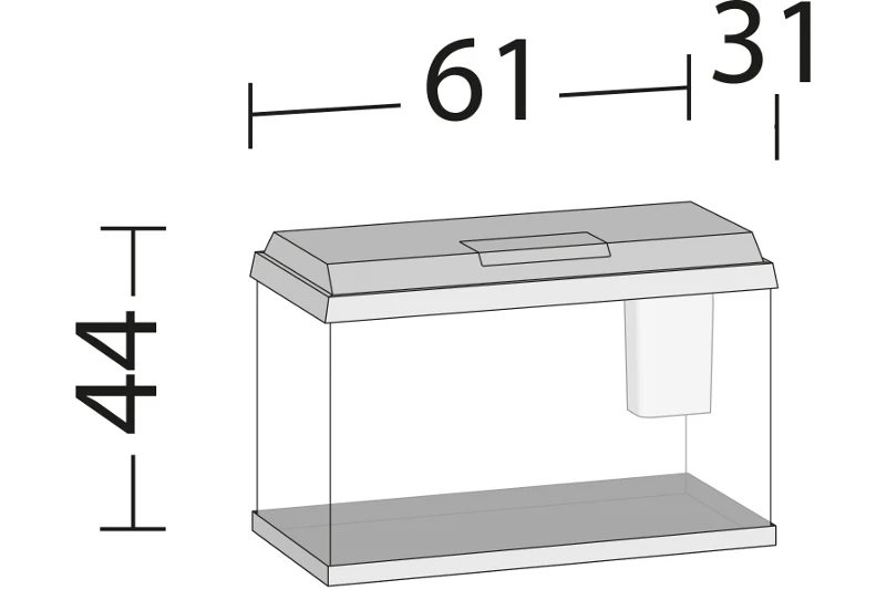 Juwel Primo 70 Schwarz Aquarium-Set 2 Juwel Primo 70 Schwarz Aquarium-Set – Bild 2