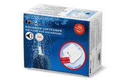 HPumps Nano Piezo Luftpumpe, Weiß Eckig 18l/h, Durchlüfterpumpe -Zubehör für Haustieraquarien 28s13010 Verpackung