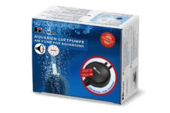 HPumps Nano Piezo Luftpumpe Zweikanal 2x18l/h, Doppel-Durchlüfterpumpe 8 HPumps Nano Piezo Luftpumpe Zweikanal 2x18l/h, Doppel-Durchlüfterpumpe -Zubehör für Haustieraquarien 28s13032 Verpackung