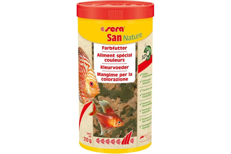 Sera San Nature, 1000 Ml - Farbfutter 1 Sera San Nature, 1000 Ml - Farbfutter