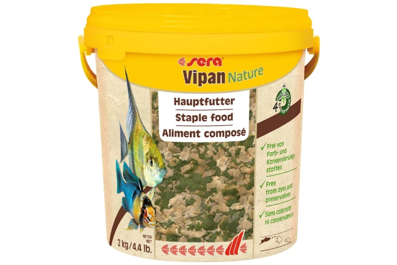 Sera Vipan Nature, 2 Kg - Flockenfutter 1 Sera Vipan Nature, 2 Kg - Flockenfutter