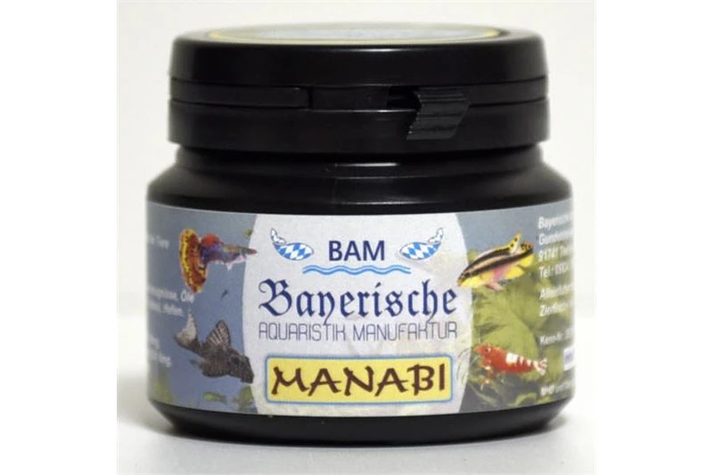 BAM Manabi, Futtergranulat Für Zierfische, Körnung 0,6-0,9 Mm, 100 G 1 BAM Manabi, Futtergranulat Für Zierfische, Körnung 0,6-0,9 Mm, 100 G