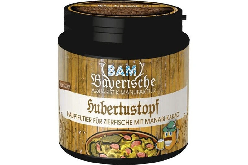 BAM Hubertustopf, Hauptfutter Für Zierfische, Körnung 0,4-0,6 Mm, 100 G 1 BAM Hubertustopf, Hauptfutter Für Zierfische, Körnung 0,4-0,6 Mm, 100 G